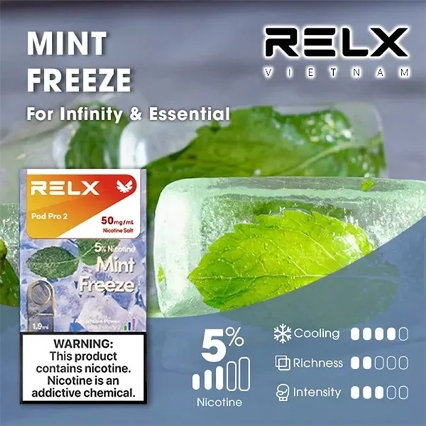 【劲爽薄荷】Relx悅刻六代煙彈 1顆裝 （通用4代、五代主