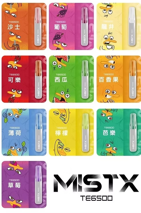 MIST X TE 6500口 鴨嘴獸一次性  拋棄式大功率電子煙
